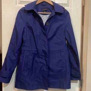 Lands End hooded rain jacket